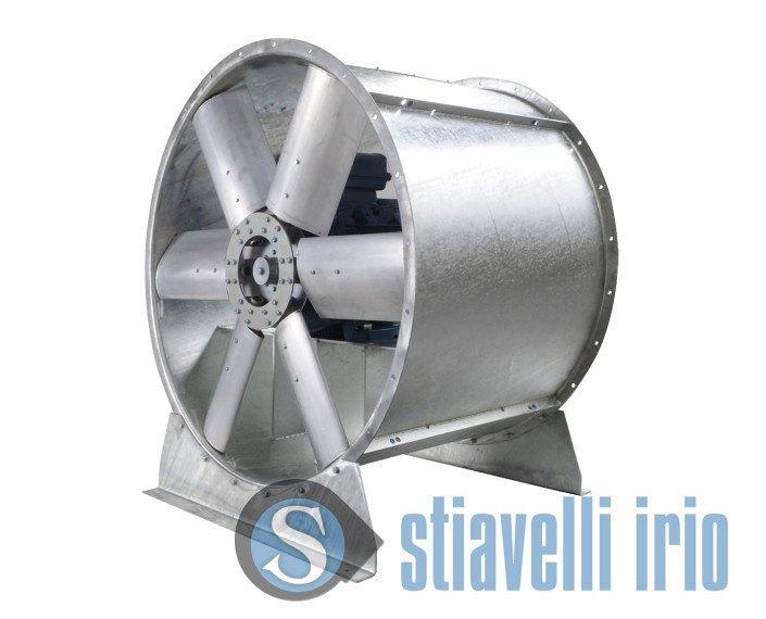 Industrial fans for wind tunnels