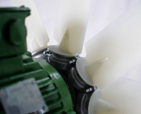 Axial fan propylene impeller