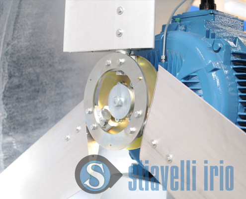 Mozzo ventilatore industriale assiale rinforzato