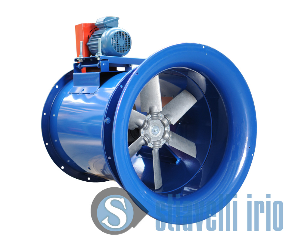 Ventilatore assiale con boccaglio